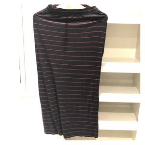 Club Monaco XS striped maxi skirt.